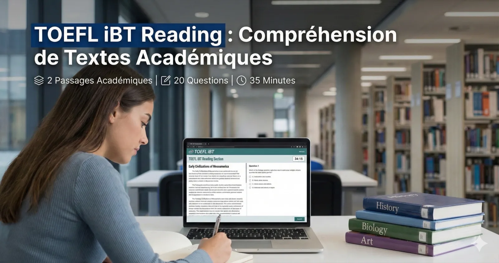 Section Reading du TOEFL iBT