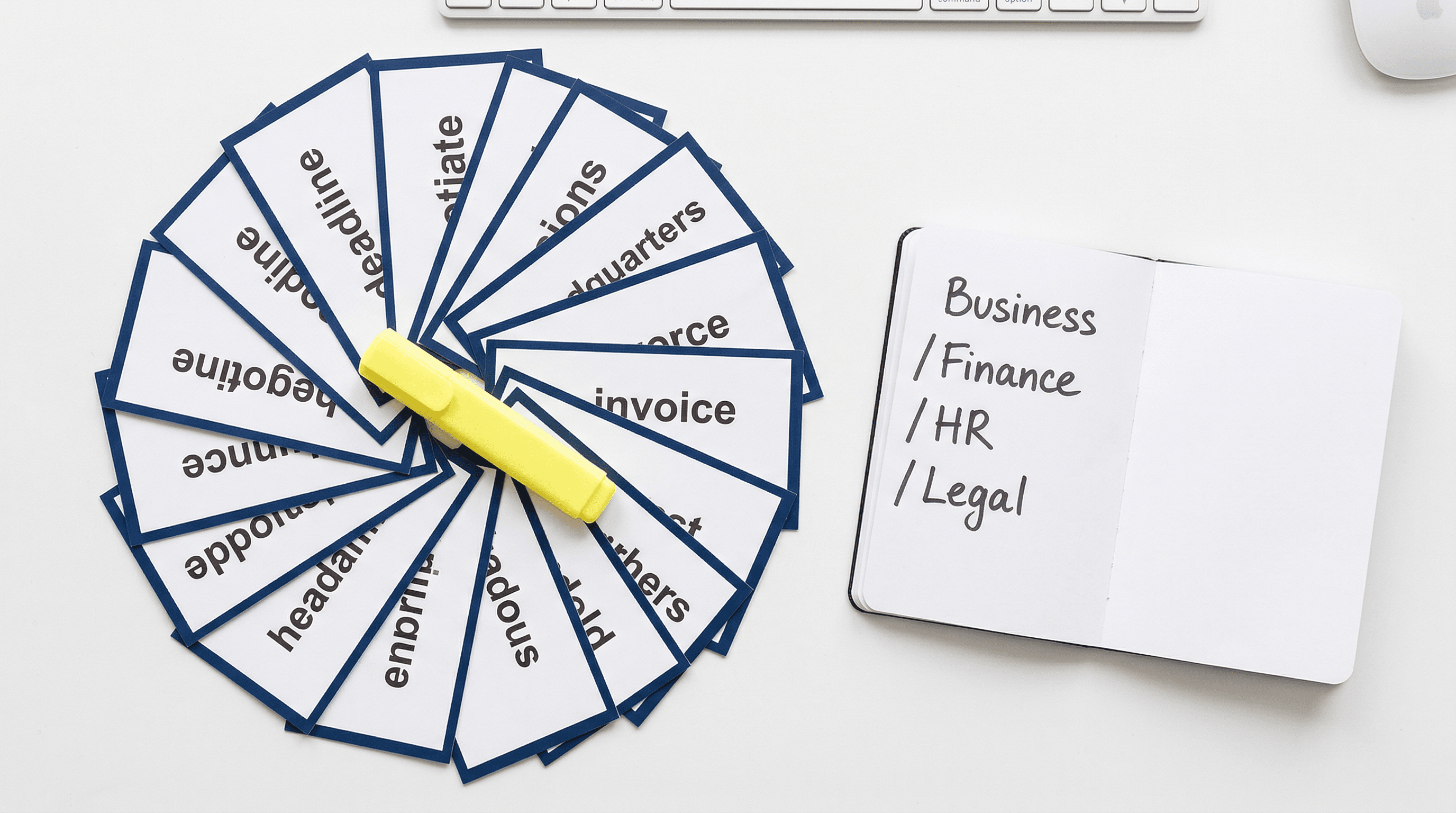 500 mots de vocabulaire TOEIC essentiels (liste complète 2026)