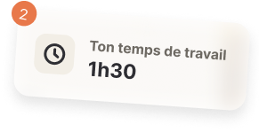 Temps de travail : 1 h 30